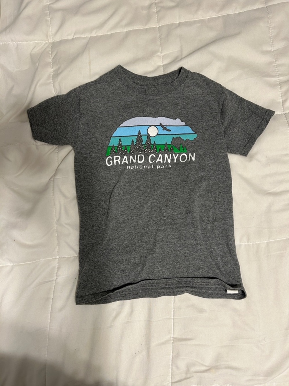 Grand Canyon Graphic Kids T‑Shirt - Gray